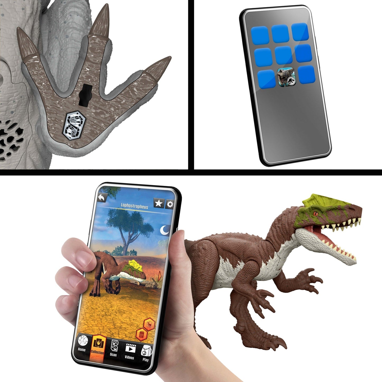 Jurassic World Dinosaurio de Juguete Rebirth Rugido Salvaje Nasutoceratops