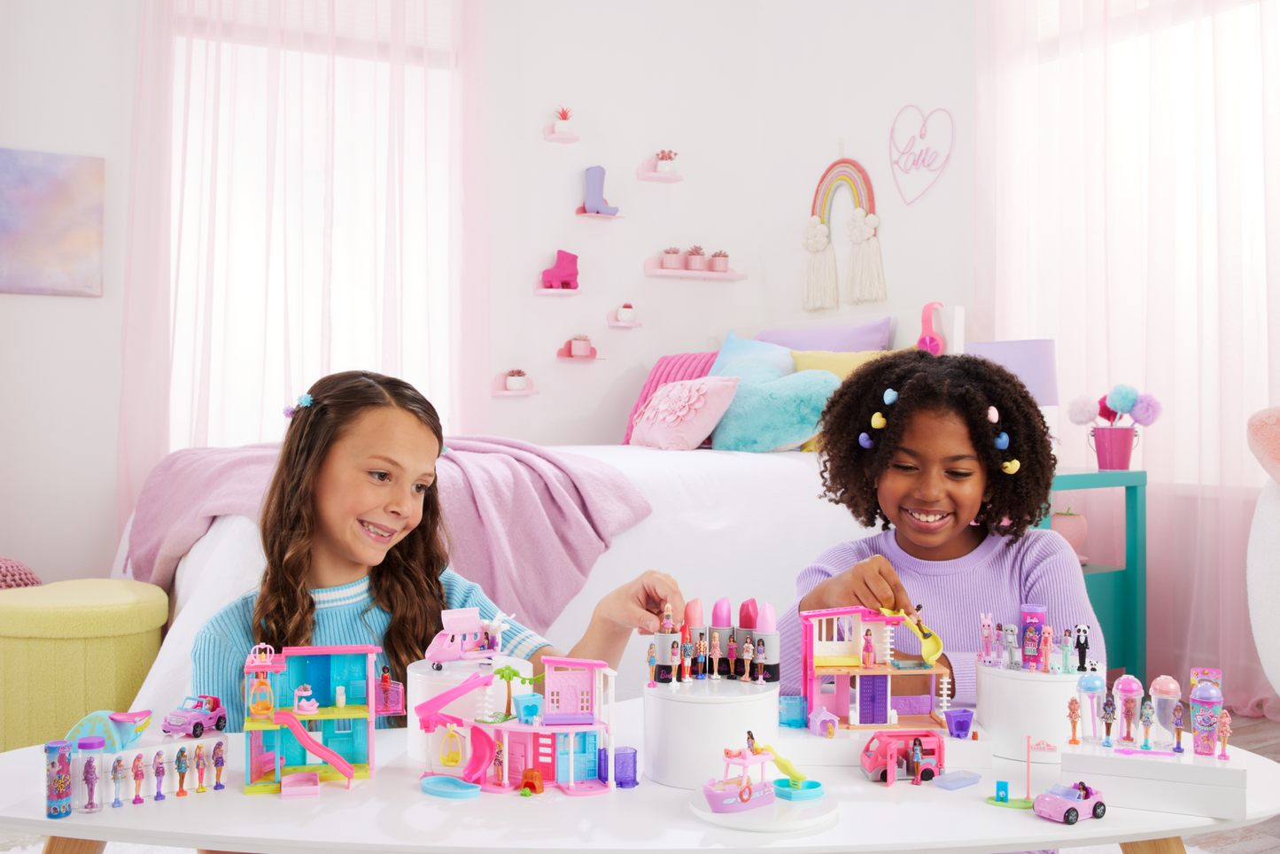 Barbie Mini BarbieLand Vehículo para Muñecas Convertible Rosa