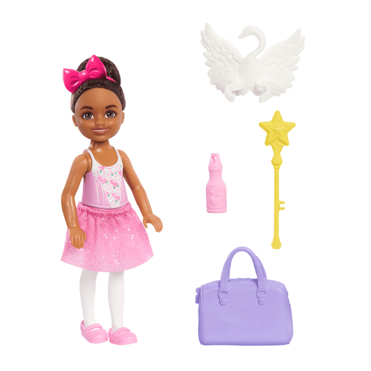 Barbie Chelsea Poupée Ballerine et Accessoires, Brunette