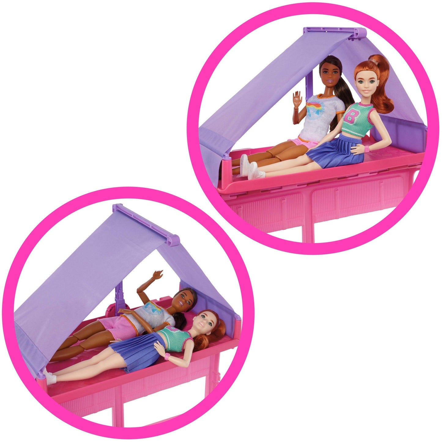 Barbie Vehículo para Muñecas Cámper de los Sueños