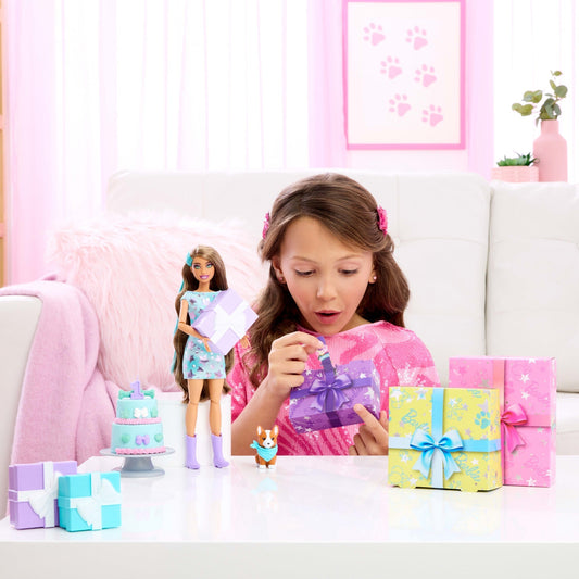Barbie-Barbie Cadeau Surprise-Coffret Fête D’Anniversaire